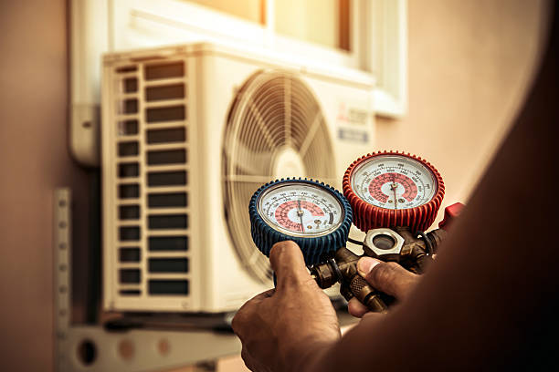 Professional Ductwork Repair technician working in Butler, MD
